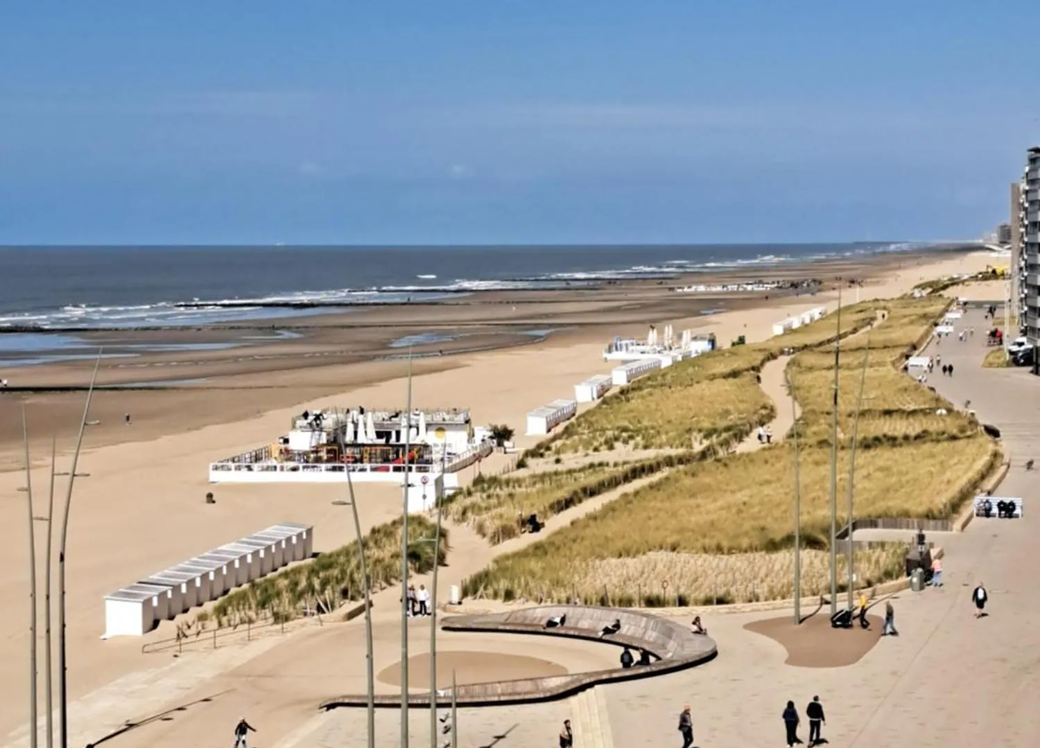 Apartment Westende With Sea View